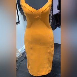 Diane Von Furstenberg orange dress